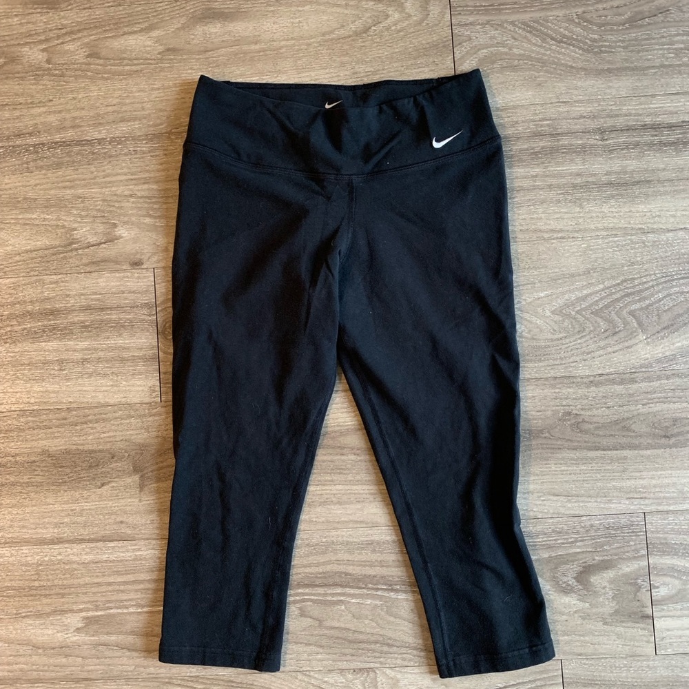 Cropped cotton Nike leggings